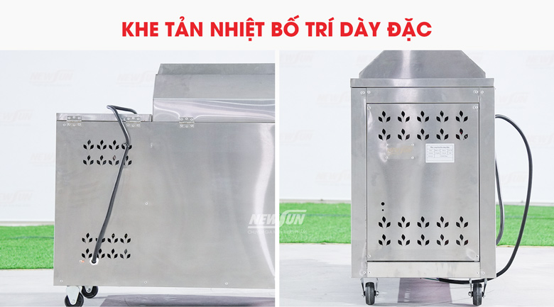 Các khe tản nhiệt họa tiết đẹp mắt, bố trí dày đặc