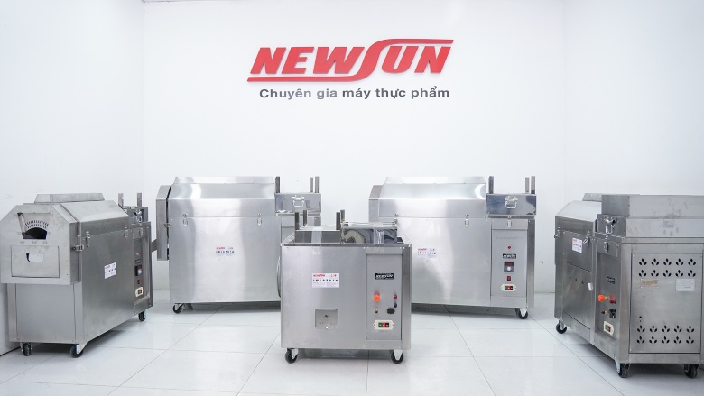 Máy rang đậu phộng NEWSUN Giá Tốt - Chất Lượng Vượt Trội