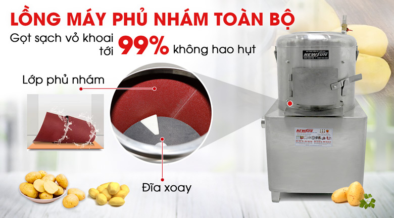 Gọt sạch 99% vỏ