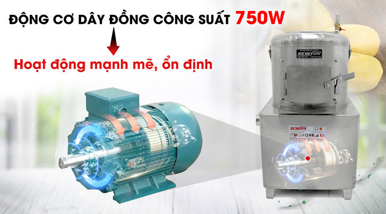 Động cơ dây đồng công suất 750W
