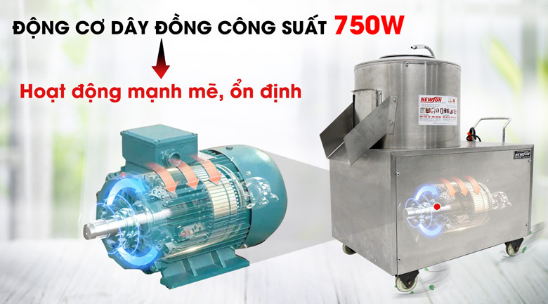 Công suất lên tới 750W