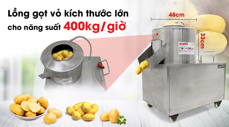 Công suất 400kg/giờ 
