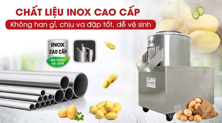 Máy gọt khoai tây TP-600 Chất liệu cao cấp