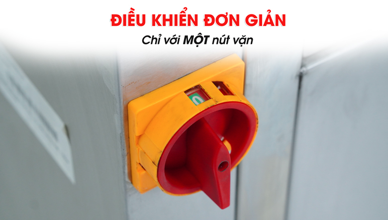 Thao tác dễ dàng thông qua núm vặn điều khiển Thao tác dễ dàng thông qua núm vặn điều khiển