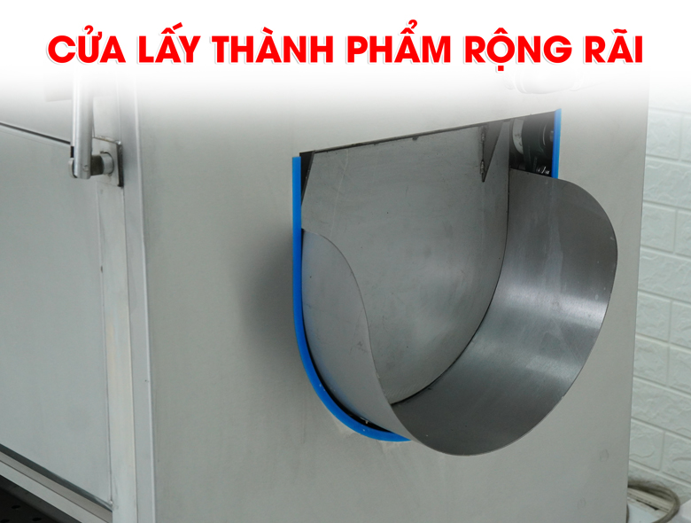 Thu gom củ quả được làm sạch nhanh chóng với cửa lấy thành phẩm rộng rãi Thu gom củ quả được làm sạch nhanh chóng với cửa lấy thành phẩm rộng rãi