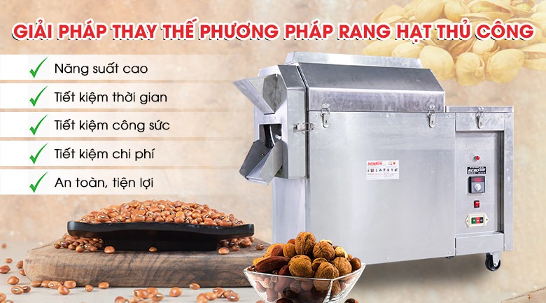 Review TOP 5 máy rang đậu nành được yêu thích hiện nay máy rang đậu nành CY- 25
