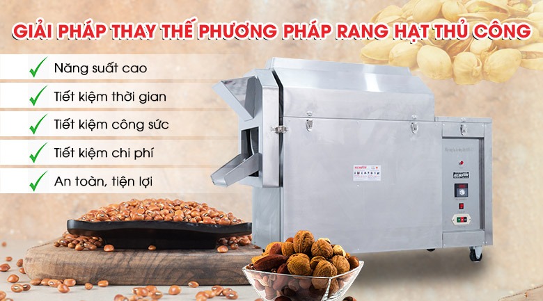 Gợi ý TOP 5 máy rang ngô bán chạy, giá tốt hiện nay Máy rang ngô CY 50 lồng inox