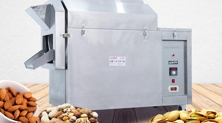 Máy rang ngũ cốc công nghiệp CY-50 lồng inox