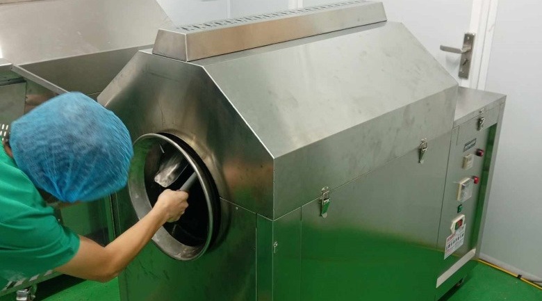 máy rang ngũ cốc công nghiệp định kỳ